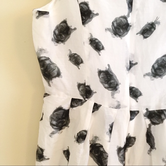 BB Dakota Cutout Sundress Watercolor Print Shift 8 - Picture 6 of 6